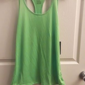 Green Nike Dri-fit tank